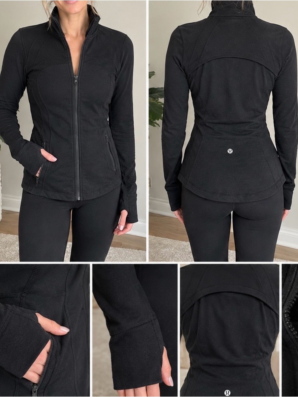🖤 lululemon Define Jacket – Black – Size 8